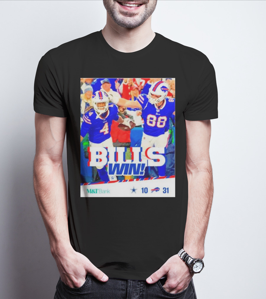 Buffalo Bills Win Dallas Cowboys 31-10 T-Shirt
