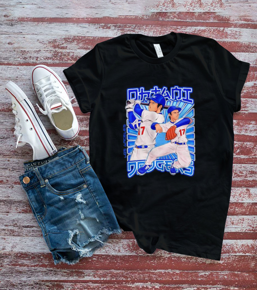 Shohei Ohtani Los Angeles Baseball Hero In Action Japan T-Shirt