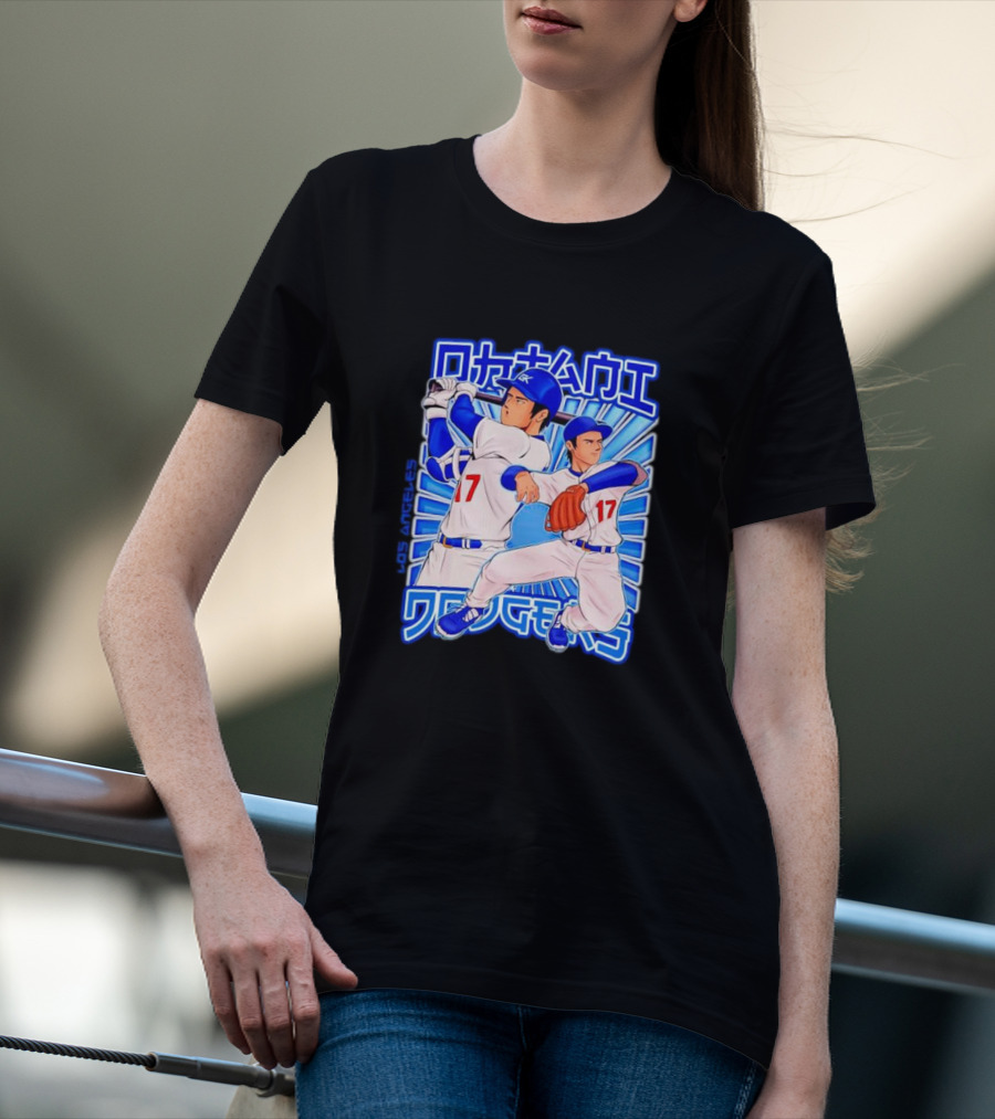 Shohei Ohtani Los Angeles Baseball Hero In Action Japan T-Shirt