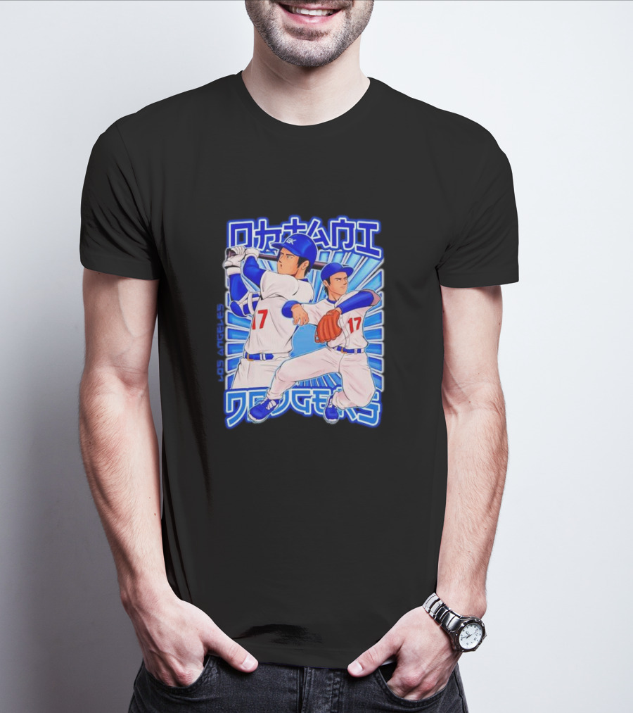 Shohei Ohtani Los Angeles Baseball Hero In Action Japan T-Shirt