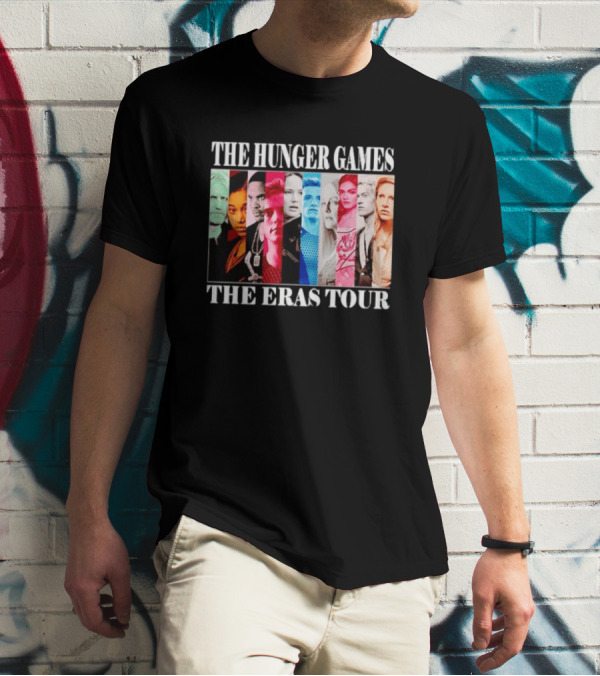 The Hunger Games Characters The Eras Tour Multicolored Panels T-Shirt
