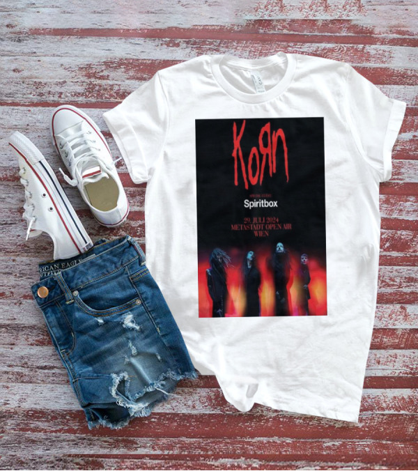 Korn Spiritbox Live At Metastadt Wien Open Air July 29 T-Shirt