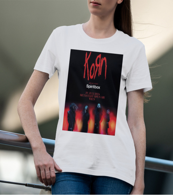 Korn Spiritbox Live At Metastadt Wien Open Air July 29 T-Shirt