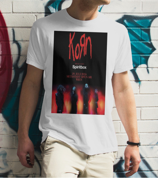 Korn Spiritbox Live At Metastadt Wien Open Air July 29 T-Shirt