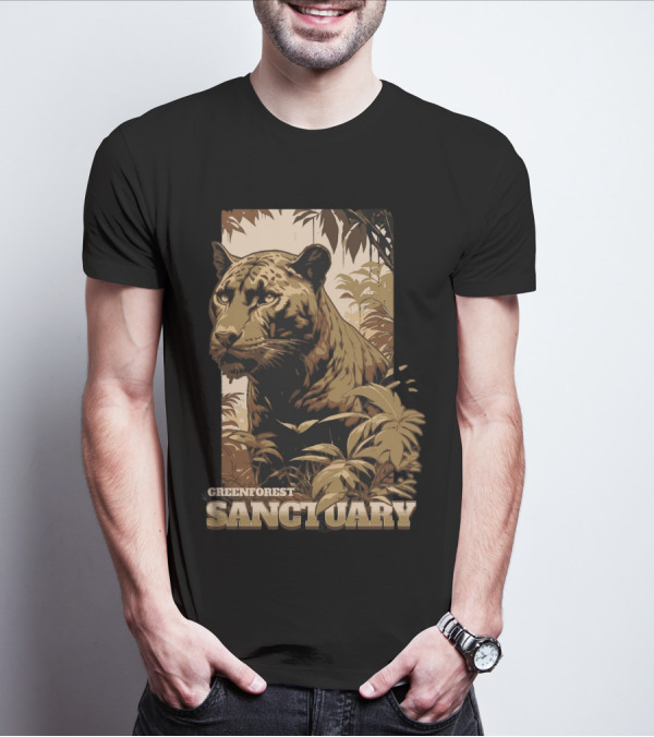 Greenforest Sanctuary Panther T-Shirt
