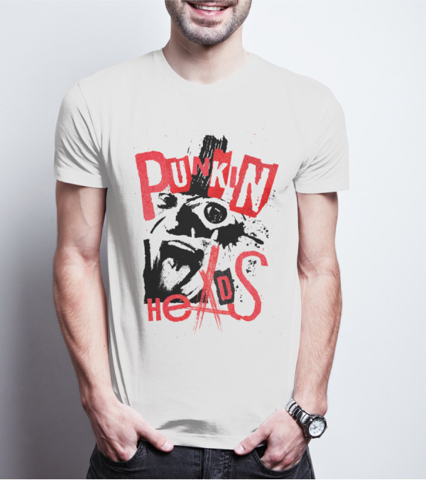 Punkin' Heads Horror Mask Graffiti T-Shirt