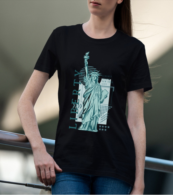 Liberty New York City Statue Of Liberty T-Shirt