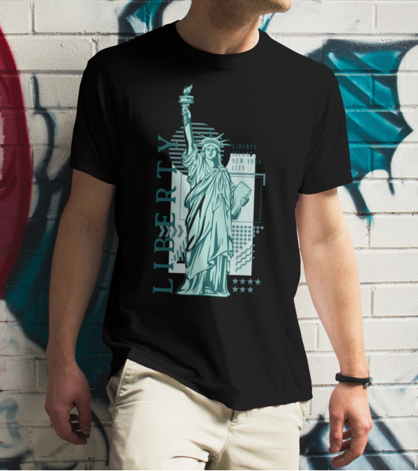Liberty New York City Statue Of Liberty T-Shirt