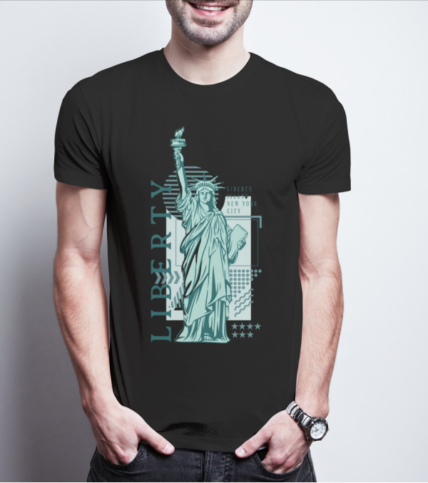 Liberty New York City Statue Of Liberty T-Shirt