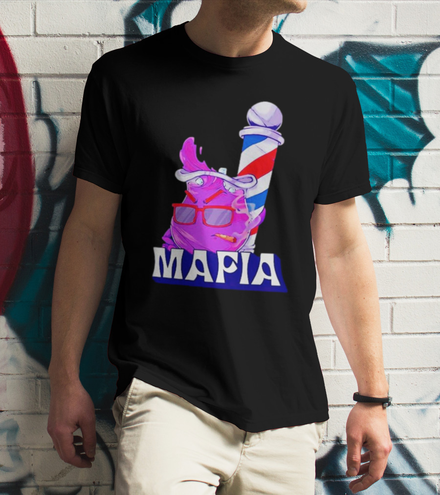 Cool Aiid Mafia Purple Barber Pole T-Shirt