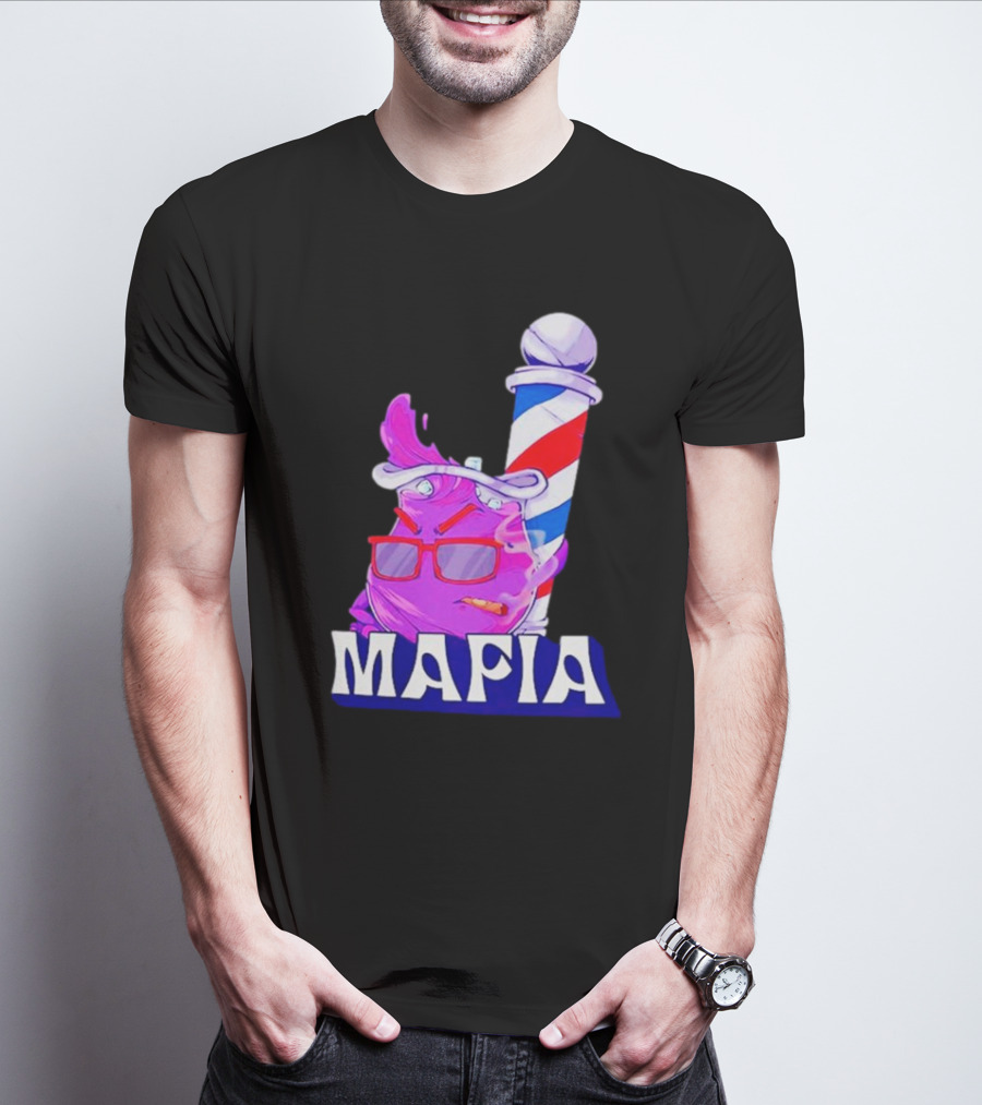Cool Aiid Mafia Purple Barber Pole T-Shirt