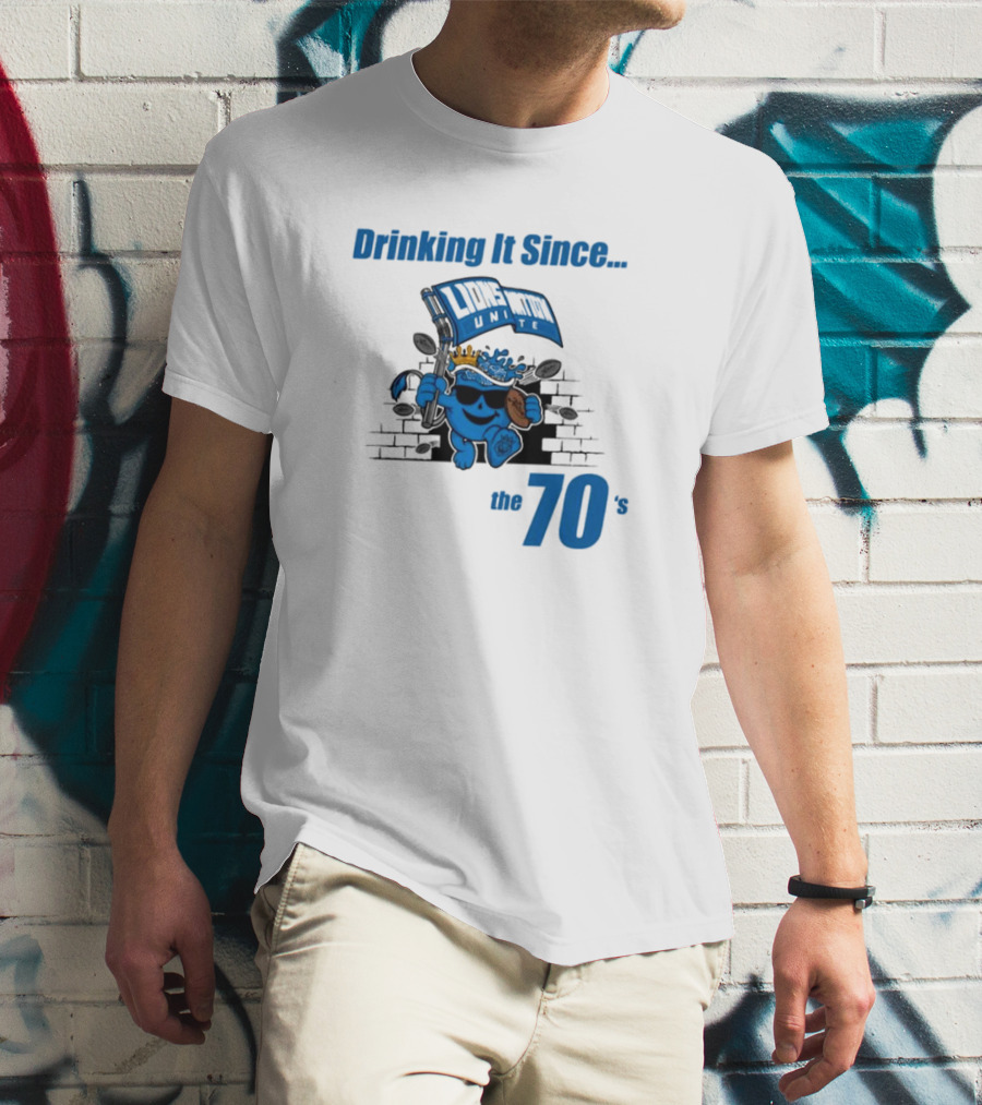 Drinking It Since The 70's Lions Unite T-Shirt