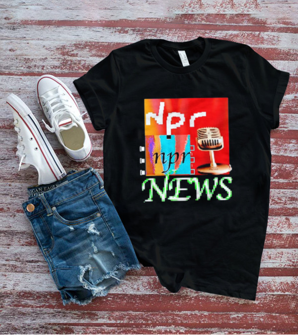 Npr Tiktok Npr News Microphone T-Shirt