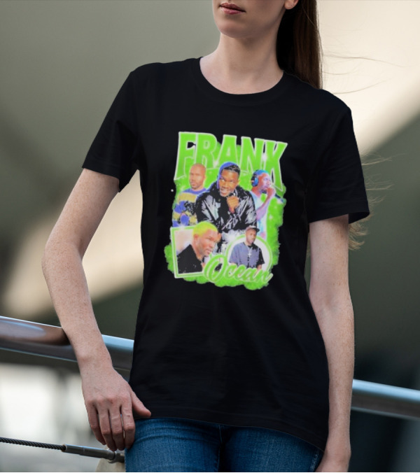 Frank Ocean Vintage Rap Music Collage T-Shirt