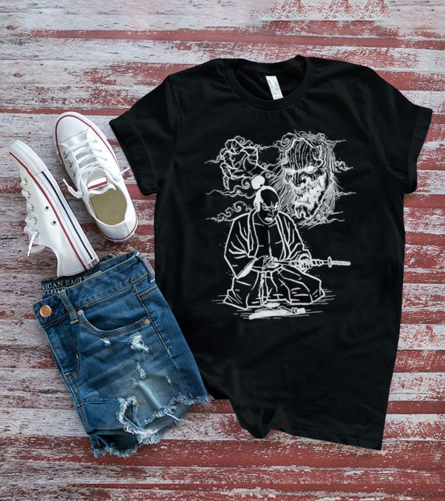 Seppuku Samurai Ghost In Signs Of The Swarm T-Shirt