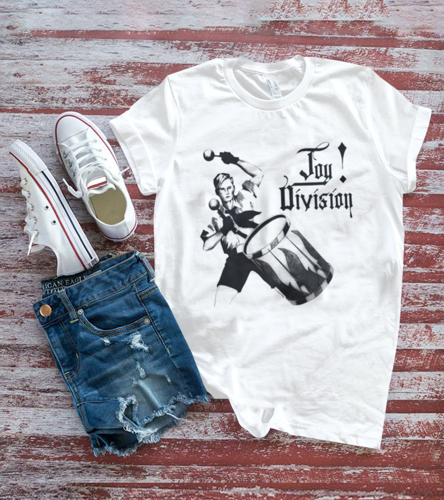 Joy Division Vintage Drummer Ideal For Living T-Shirt
