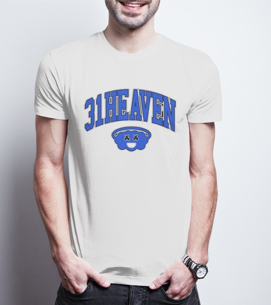 Young Mantis 31 Heaven Blue Smiling Cloud T-Shirt