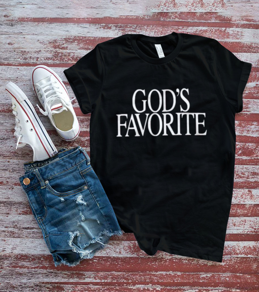 God's Favorite Text In Bold White Font T-Shirt