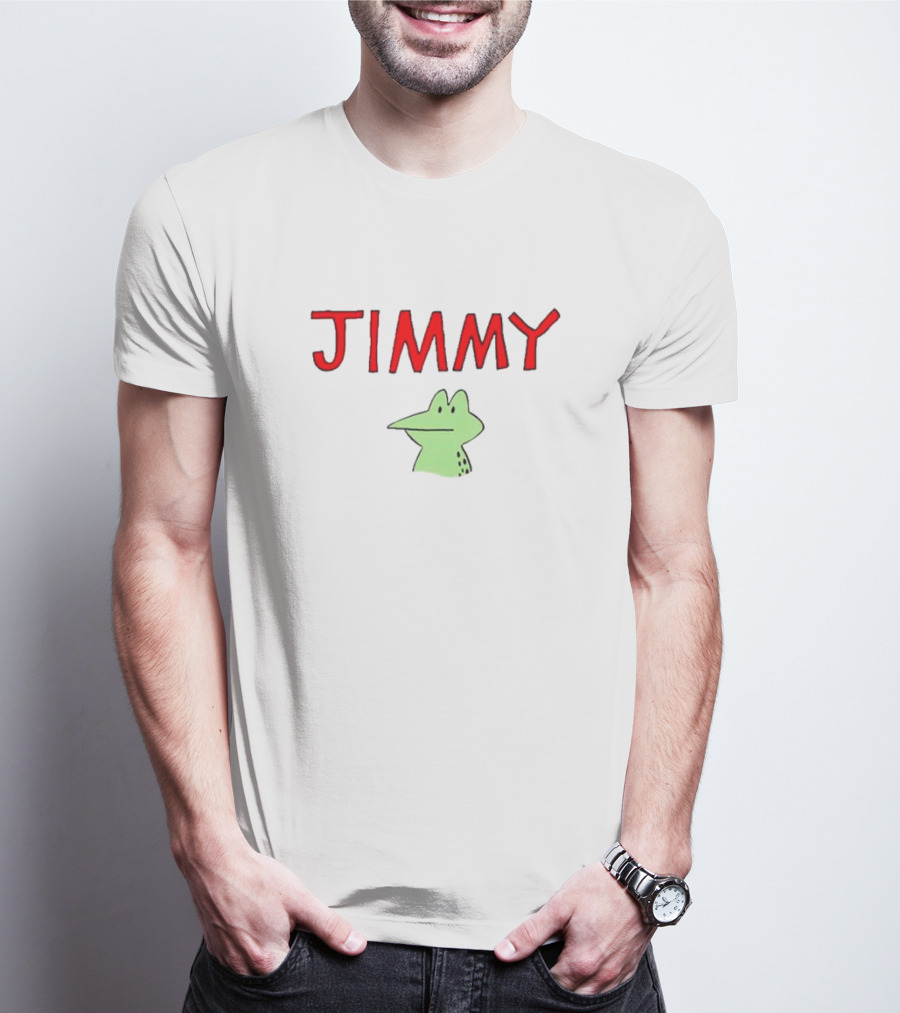 Jimmy Frog Meme Green Cartoon T-Shirt