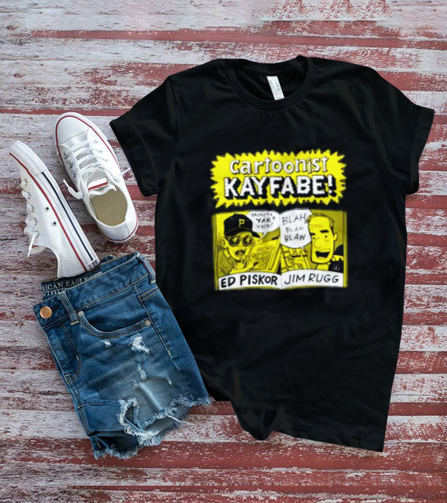 Cartoonist Kayfabe Ed Piskor Jim Rugg Yak Blah T-Shirt