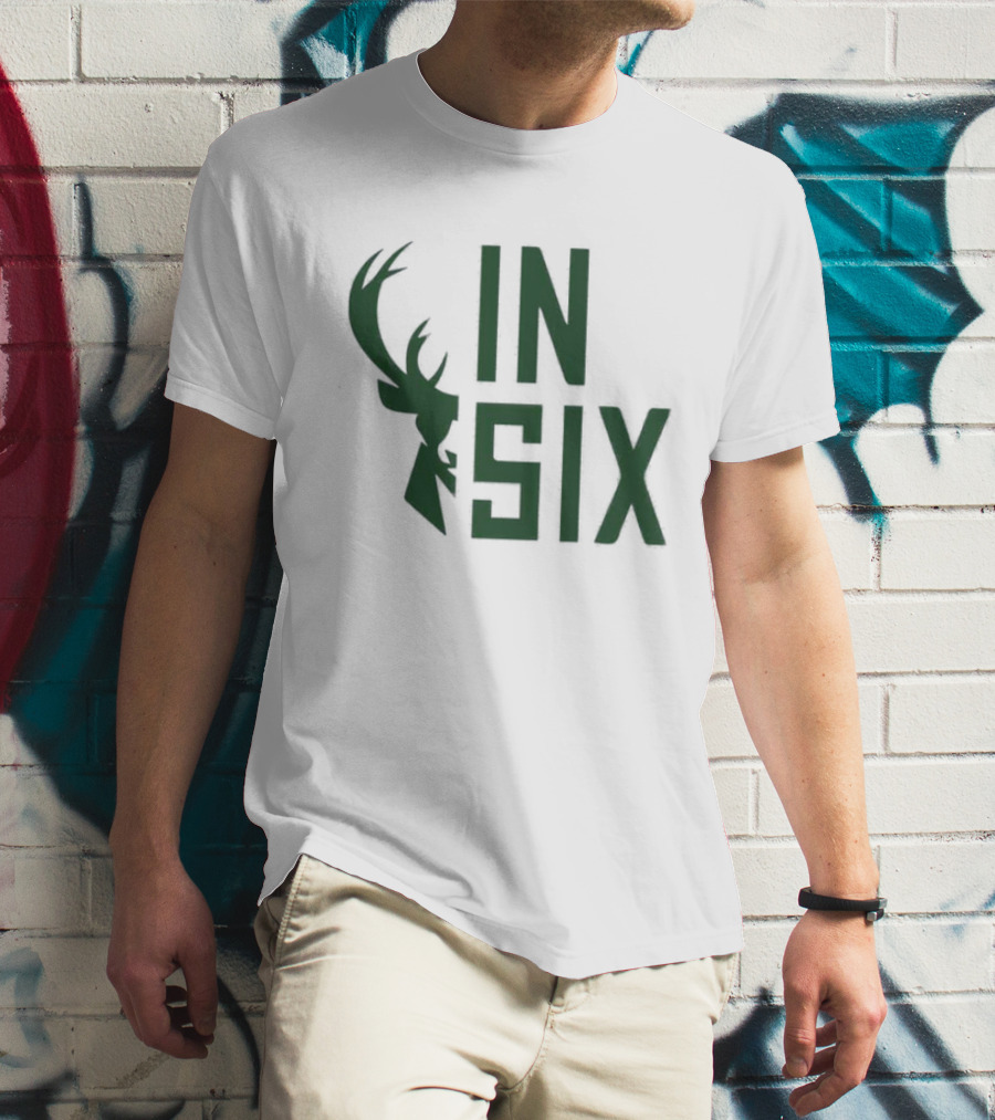 In Six Buck Deer Head T-Shirt