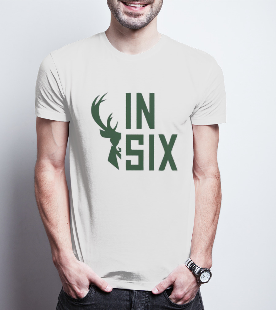 In Six Buck Deer Head T-Shirt