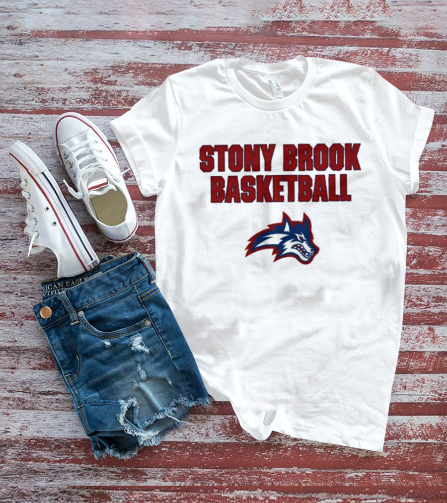 Stony Brook Basketball Seawolves Team T-Shirt