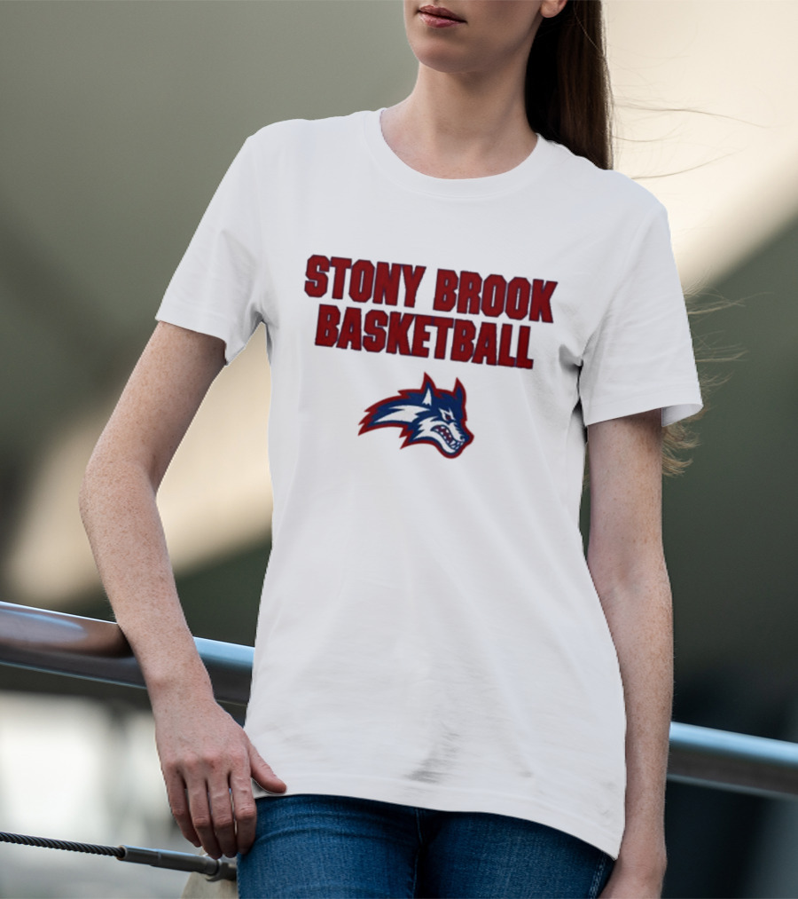 Stony Brook Basketball Seawolves Team T-Shirt