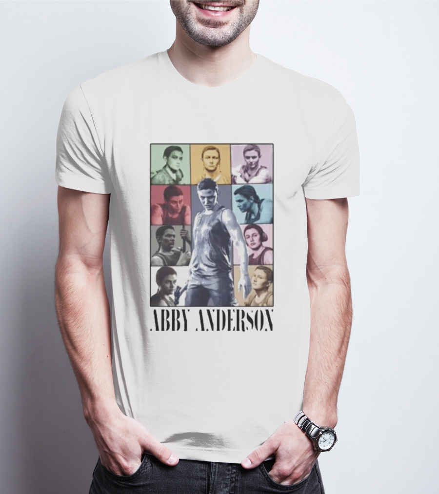 Abby Anderson Iconic Character Portrait Collage T-Shirt