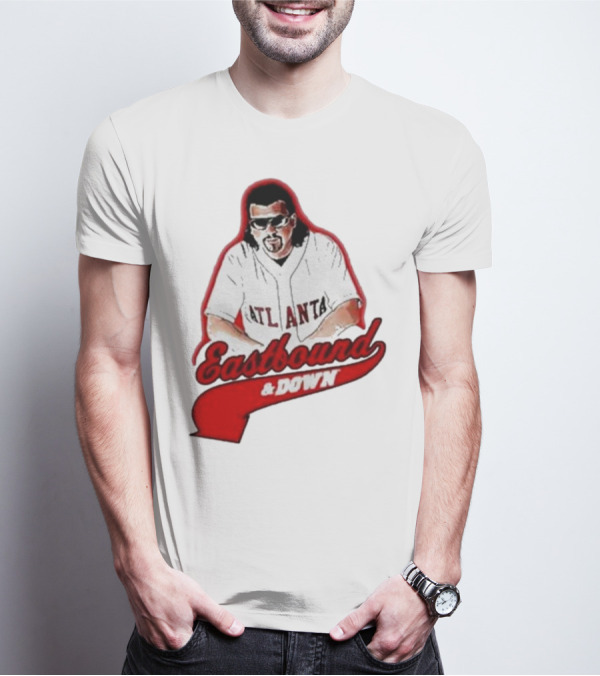 Atlanta Eastbound And Down Retro Baseball T-Shirt
