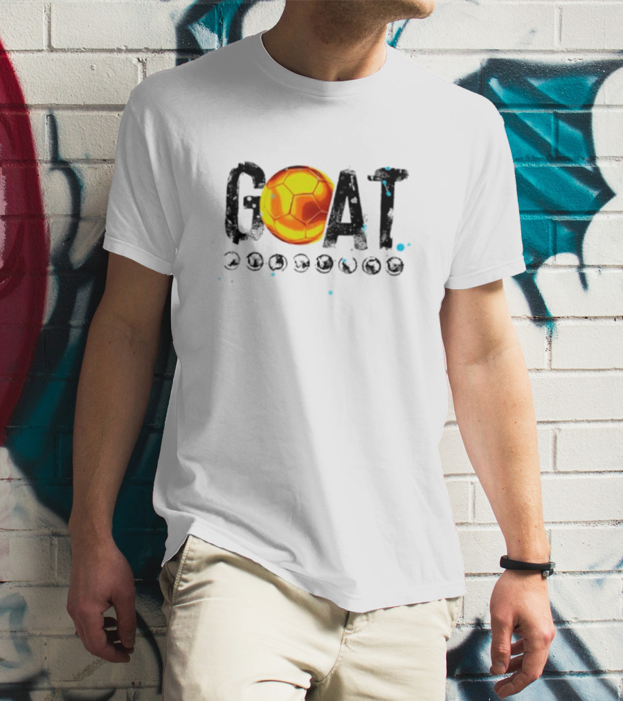 GOAT 8 Ballon D’Or El Mejor Del Mundo T-Shirt
