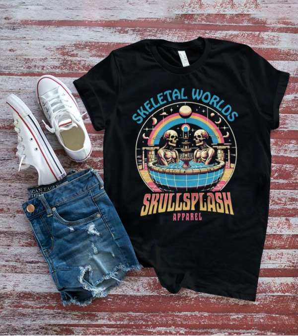 Skeletal Worlds SkullSplash T-Shirt
