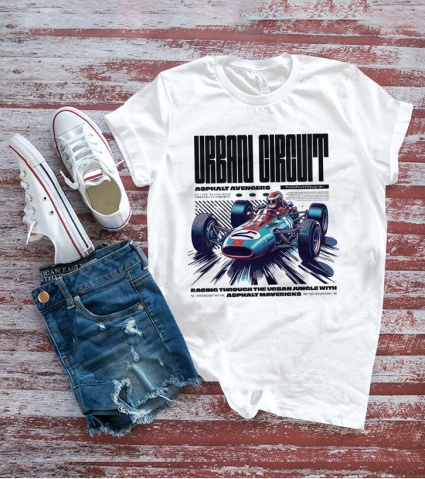 URBAN CIRCUIT ASPHALT AVENGERS RACING THROUGH THE URBAN JUNGLE WITH ASPHALT MAVERICKS T-Shirt