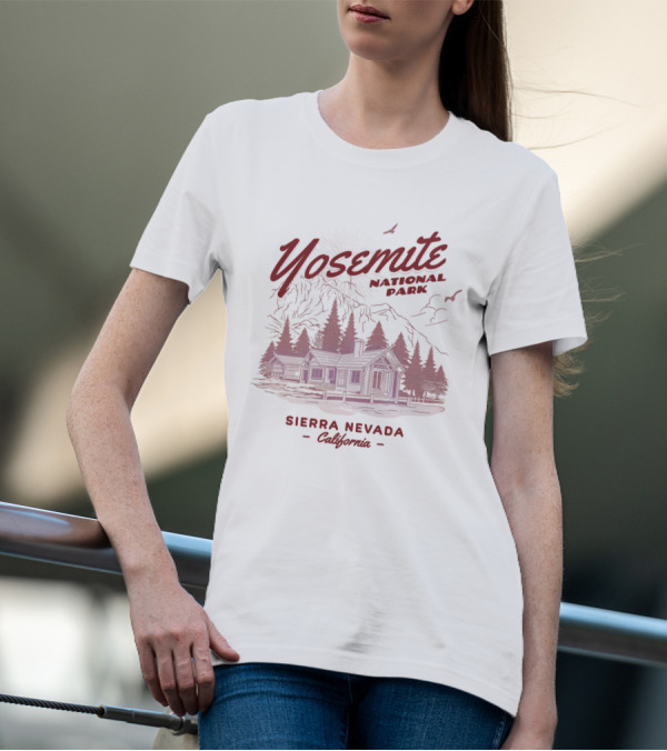 Yosemite National Park Sierra Nevada California Wilderness T-Shirt
