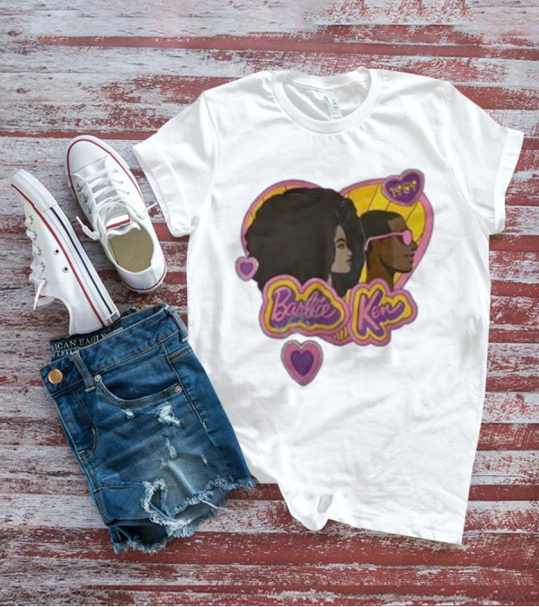 Barbie Ken 1959 New Movie Retro Heart Icons T-Shirt