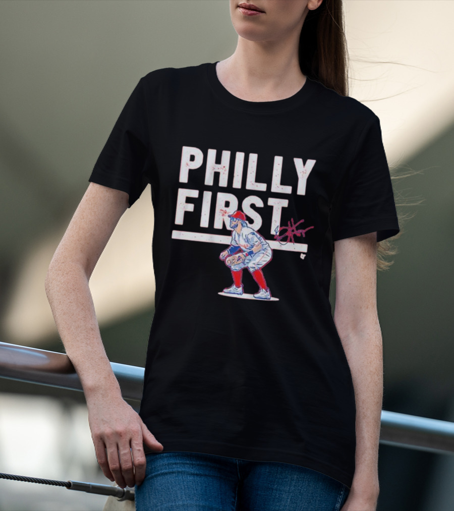 Bryce Harper Philly First Baseball Player T-Shirt
