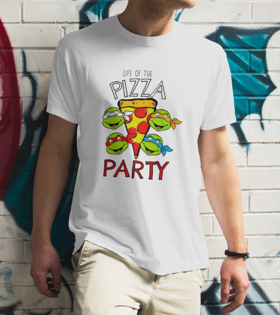 Teenage Mutant Ninja Turtles Life Of The Pizza Party T-Shirt