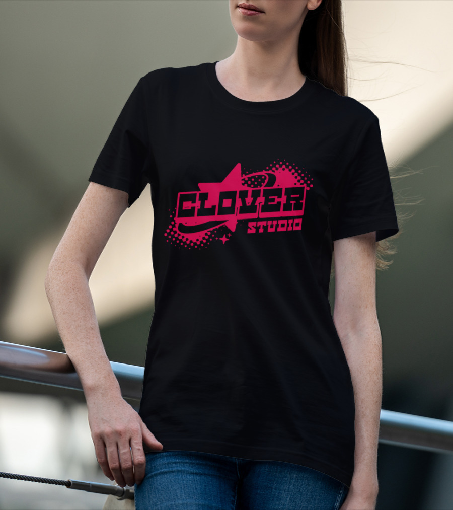 Clover Studio Y2K Branding Starburst T-Shirt