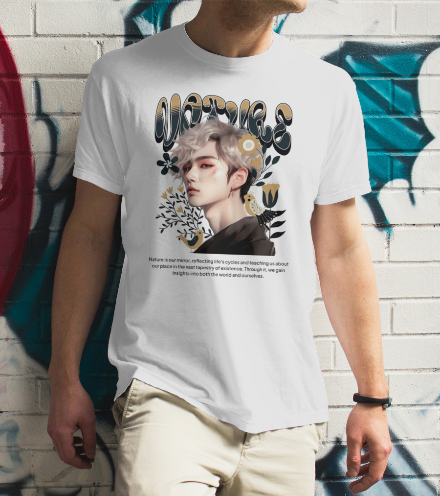 NATURE Floral Reflections Of Life And Existence T-Shirt