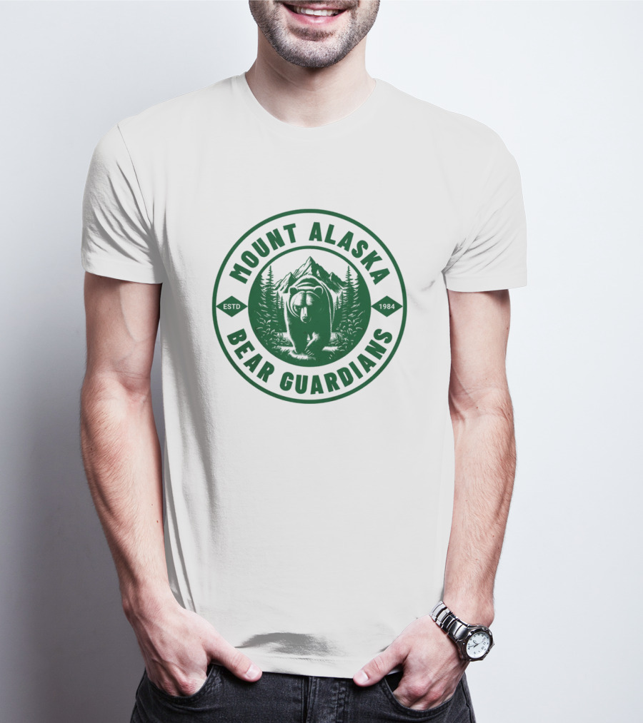 Mount Alaska Bear Guardians ESTD 1964 T-Shirt