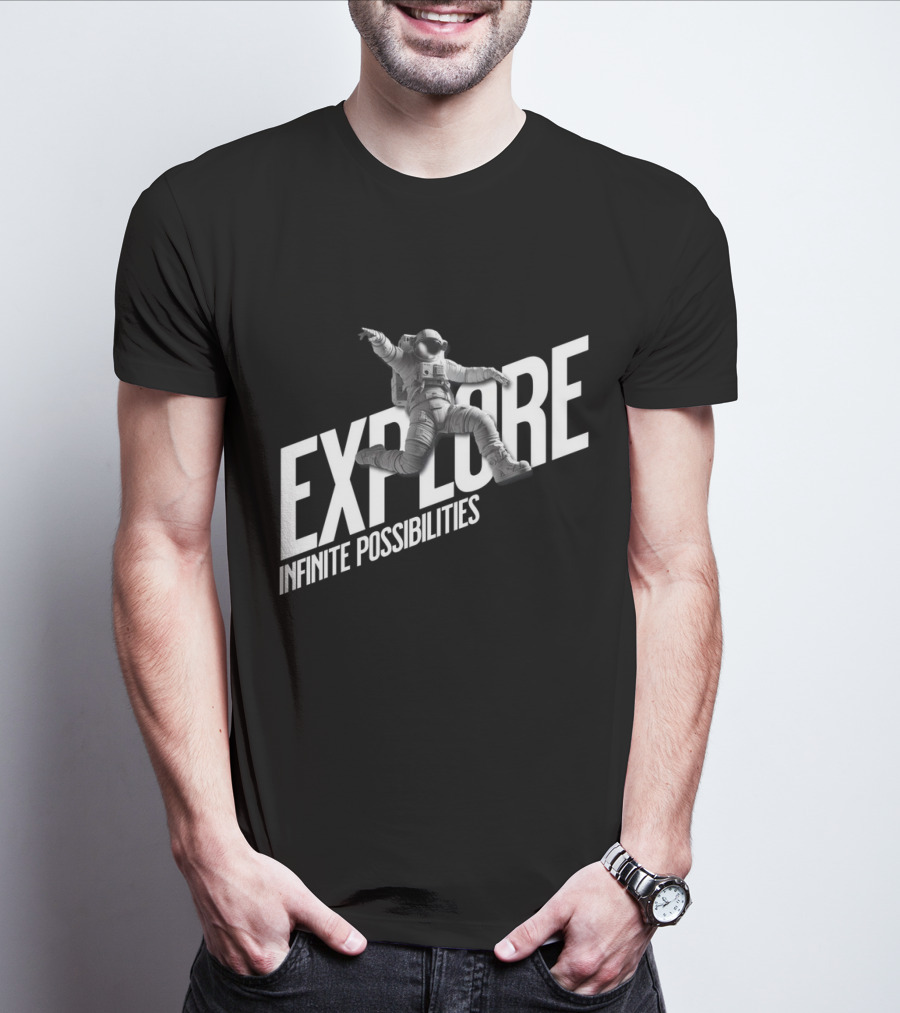 Explore Infinite Possibilities Astronaut T-Shirt