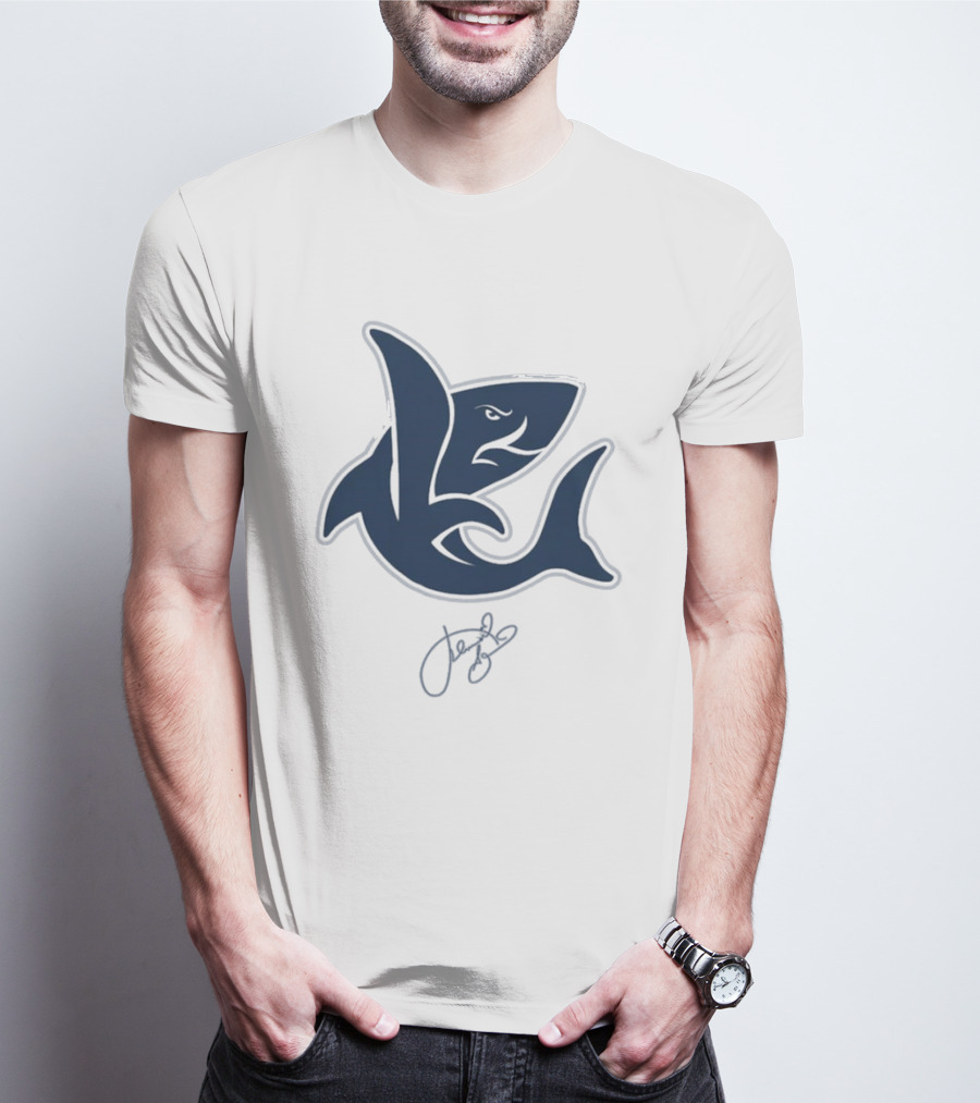 Kenny Gant Shark Dance Signature Dark Blue Shark T-Shirt