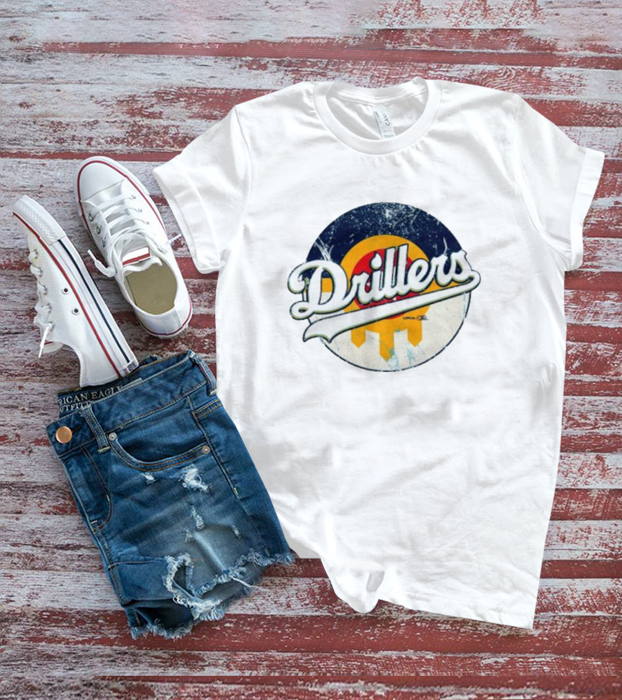 Drillers Retro Circle Logo T-Shirt
