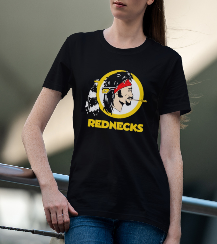 Rednecks Parody Logo With Bandana And Corn Stalk T-Shirt