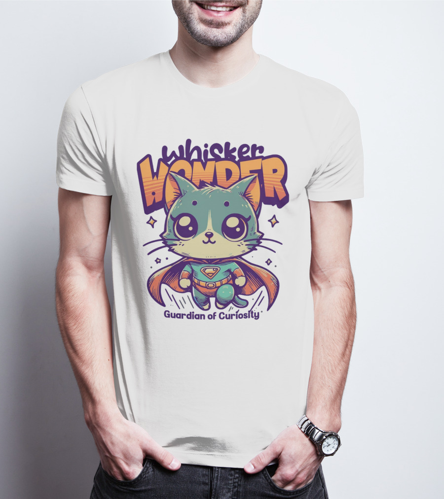 Whisker Wonder Guardian Of Curiosity T-Shirt