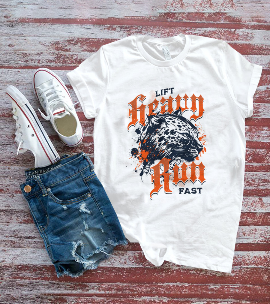 Lift Heavy Run Fast Jaguar T-Shirt