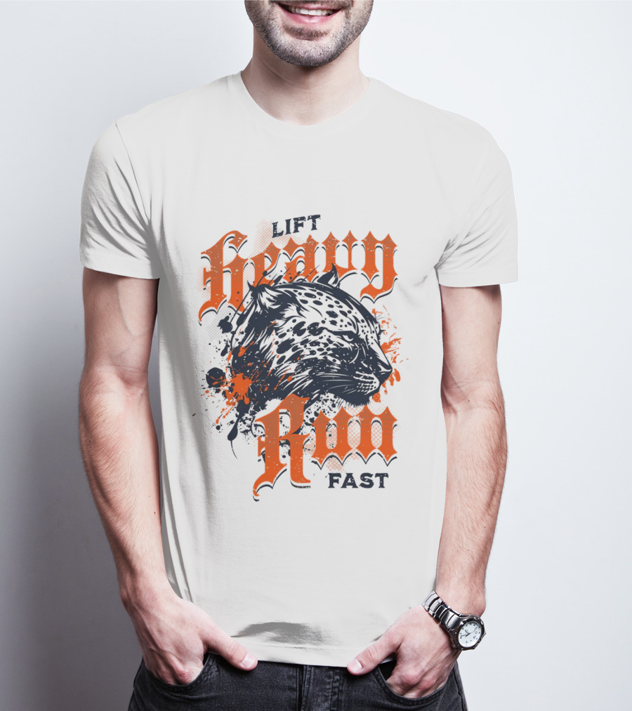 Lift Heavy Run Fast Jaguar T-Shirt