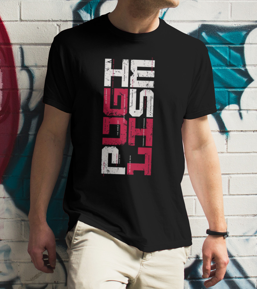 Pugilist Typographic Athletic Fight Sports T-Shirt