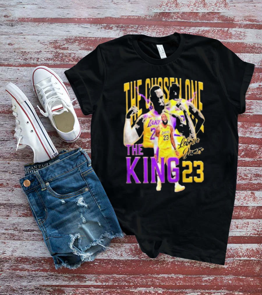 The Chosen One The King 23 LeBron James Lakers T-Shirt