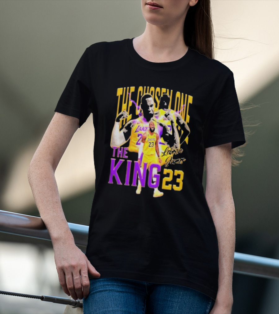 The Chosen One The King 23 LeBron James Lakers T-Shirt